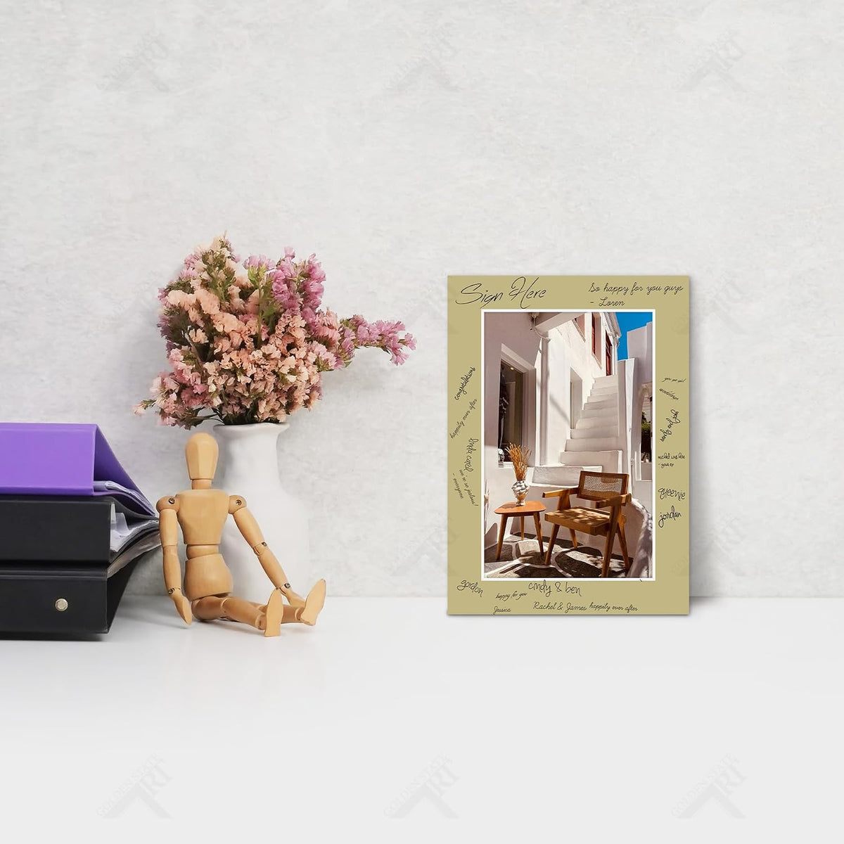 10 Pack Mixed Color Picture Mats 5x7 For 4x6+backing+bags