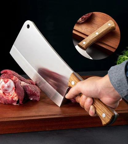 Chef Knife in High Meat Cleaver, Butcher Knife, Professional Bone Cleaver Knife,kitchen cleaver,Chef knife cleaver with gift box(German Steel Kitc