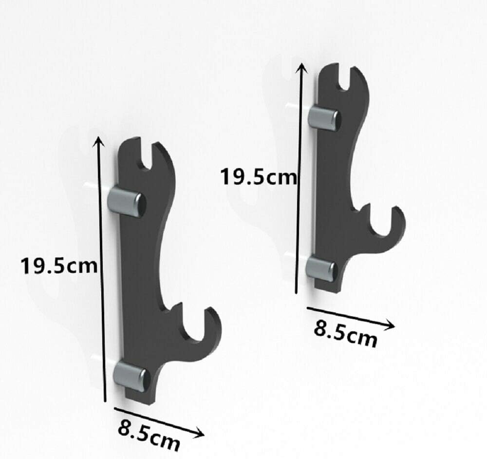Sword Stand Sword Hook wo-Layer Wall-Mounted Samurai Sword Stand Display Stand Sword Stand Sword Holder Support All Swords (Transparent)