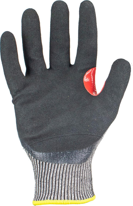 Ironclad Command Touchscreen Nitrile Cut Resistant Glove; Sandy Nitrile Coating, Touchscreen Infused Palm, A5 Cut Resistant, Sized XS, S, M, L, XL, XXL (1 Pair), SKC5SN-04-L, Large