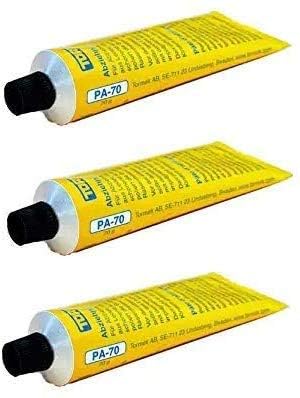 Honing Compound PA70 for Use with Sharpening Grinders T-7, T-4, and T-3, and also other leather strops. Creates Razor Sharp Edges on Knives and Tools. | Stropping compound for knives and tools, 3 micron abrasive, 70 g paste, 6000-8000 grit