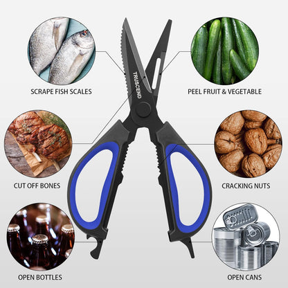 Multi-Purpose Fishing, Heavy Duty Kitchen for Cutting, 2 Pack Of Hardened SS Provide Superior Rust & Corrosion-Resistance, Multi-Function Fishing Tools