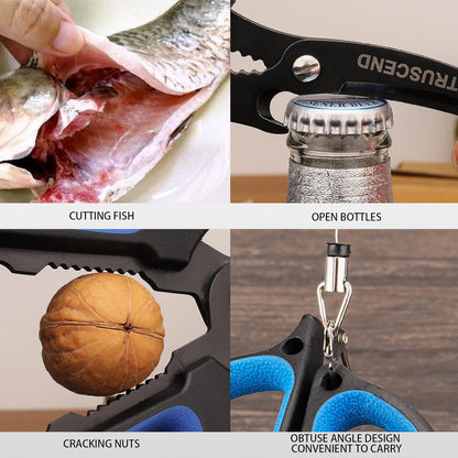 Multi-Purpose Fishing, Heavy Duty Kitchen for Cutting, 2 Pack Of Hardened SS Provide Superior Rust & Corrosion-Resistance, Multi-Function Fishing Tools