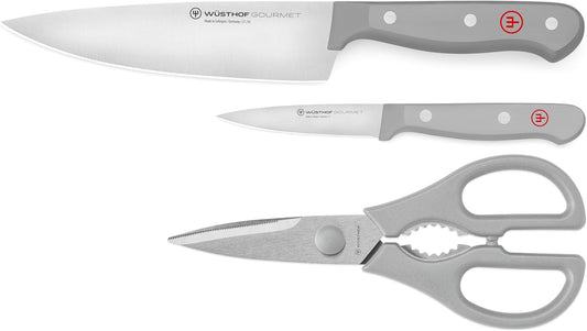 WÜSTHOF Gourmet Grey 3-Pc Kitchen Essentials Set