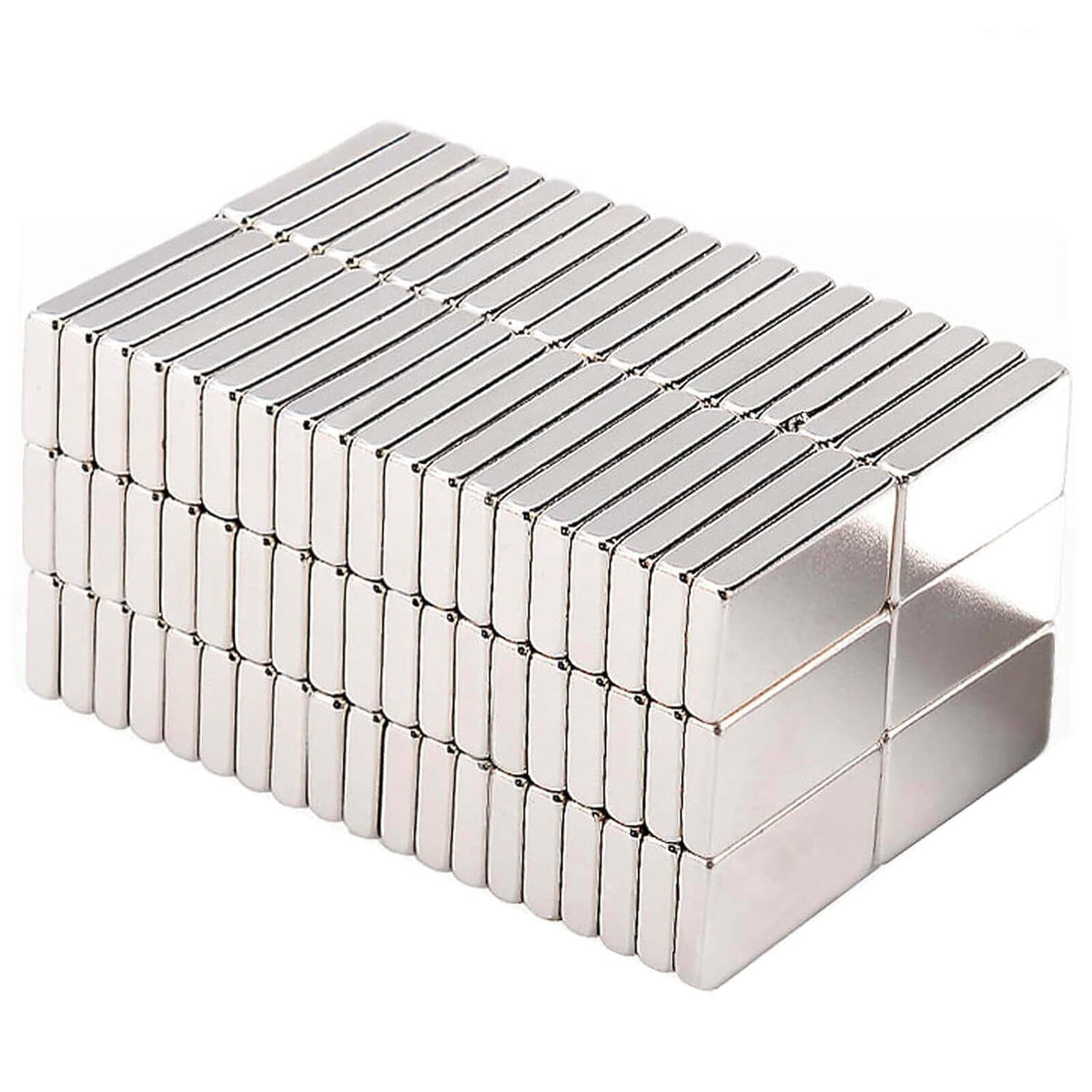 MIN CI 30X10X3mm Rare Earth Magnets Strip, Pack of 26