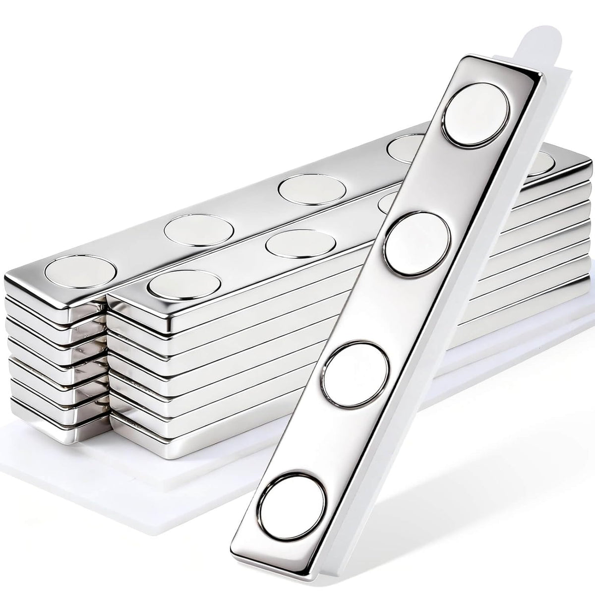 MIN CI 30X10X3mm Rare Earth Magnets Strip, Pack of 26