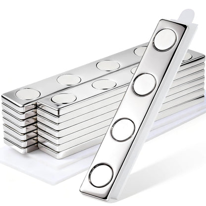 MIN CI 30X10X3mm Rare Earth Magnets Strip, Pack of 26