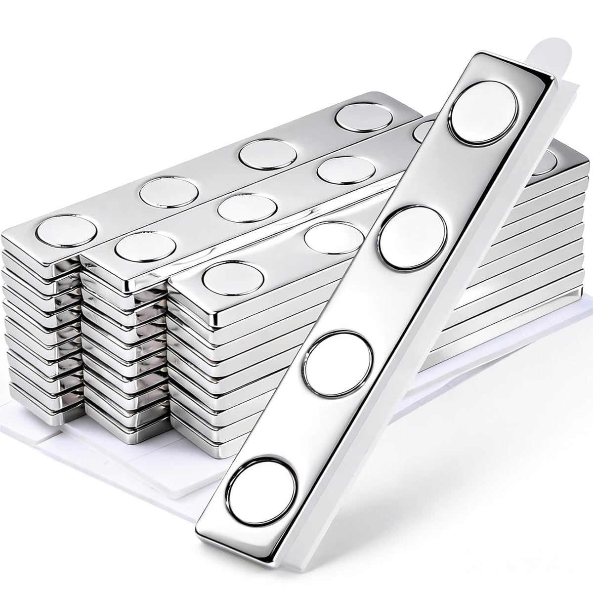 MIN CI 30X10X3mm Rare Earth Magnets Strip, Pack of 26