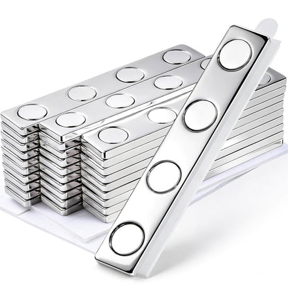 MIN CI 30X10X3mm Rare Earth Magnets Strip, Pack of 26