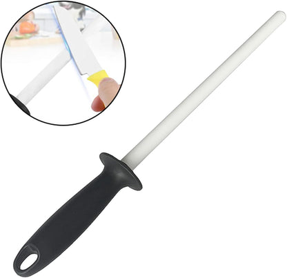 Ceramic Cutter Sharpener Honing Rod Professional Sharpening Tool Stick Ceramic Rod for Kitchen Professional Sharpening Tool