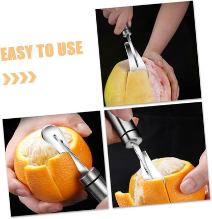 2pcs Multi-purpose Fruit Peeler Pomelo Opener Citrus Peelers Grapefruit Knife Kitchen Peel Tools