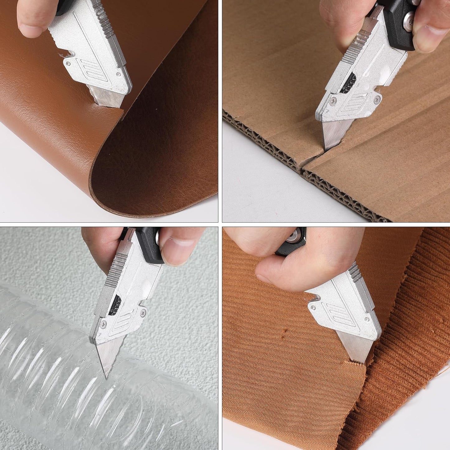 Bates- Utility Knife Blades, Serrated Edge, 60 Pack, Silver, Carbon Steel, Replacement Blade for Box Cutters
