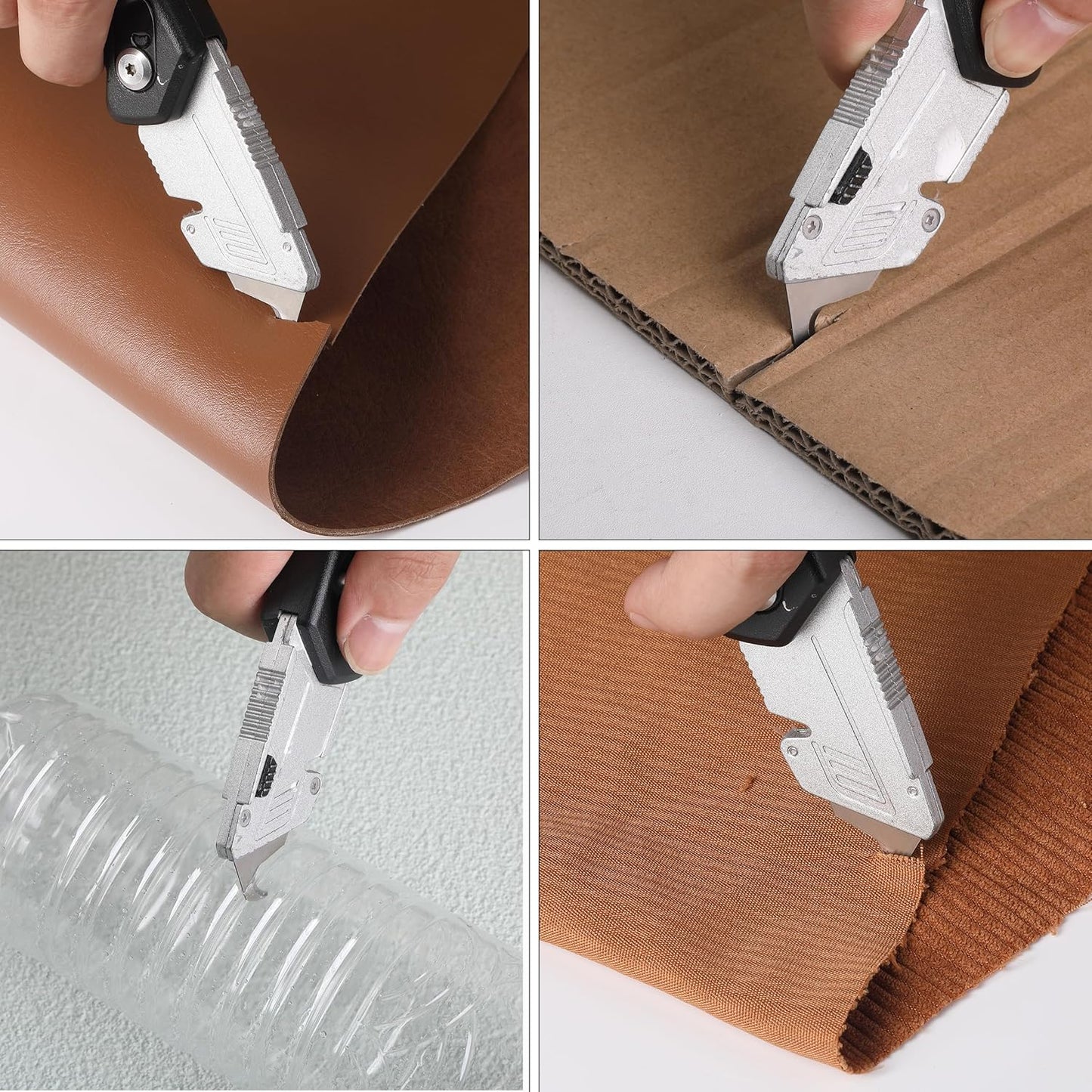 Bates- Utility Knife Blades, Serrated Edge, 60 Pack, Silver, Carbon Steel, Replacement Blade for Box Cutters