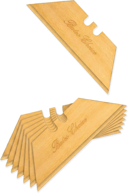 Bates- Utility Knife Blades, Serrated Edge, 60 Pack, Silver, Carbon Steel, Replacement Blade for Box Cutters