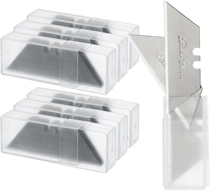 Bates- Utility Knife Blades, Serrated Edge, 60 Pack, Silver, Carbon Steel, Replacement Blade for Box Cutters