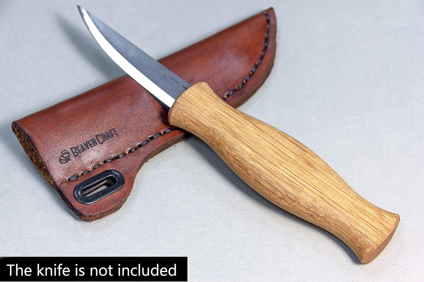 Knife Leather Sheath SH1 6" x 2.4" - Genuine Leather Case for Fixed Blade Knives - Brown Knife Sheath - Knives Holster Fits up to 3.5"