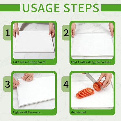 20 Pack Non-slip Disposable Cutting Boards for Kitchen&Commercial