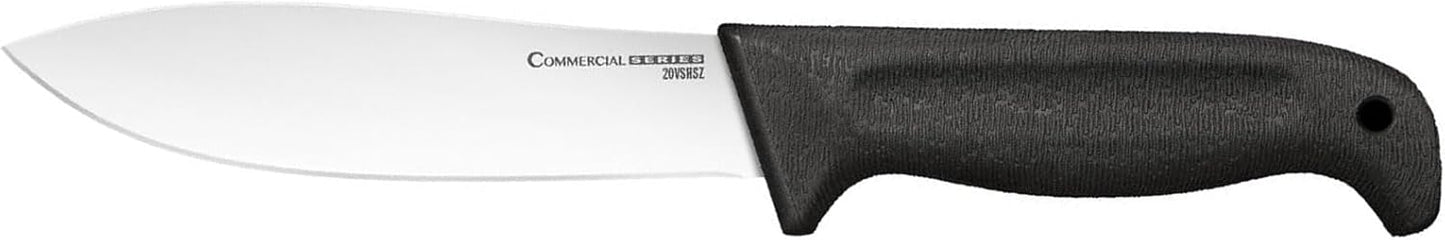 Cold Steel Commercial Series 6" Flexible German 4116 Stainless Steel Fixed Blade Narrow Straight Back Game & Fish Processing Cutting Boning Knife with Ergonomic Kray-Ex Handle