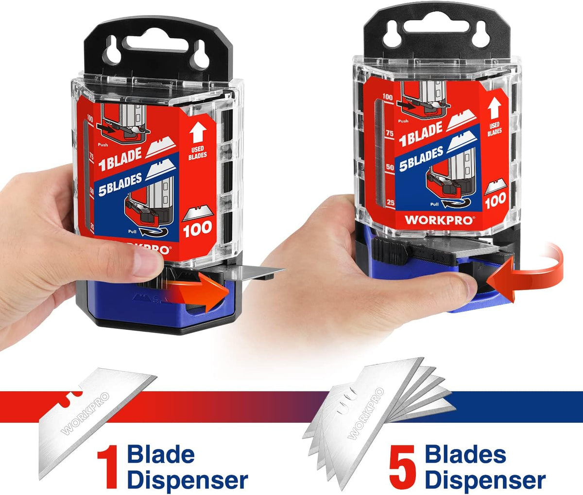 100-Pack Utility Knife Blades