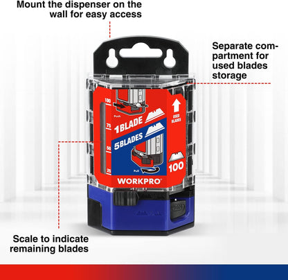 100-Pack Utility Knife Blades