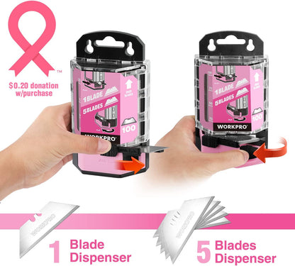 100-Pack Utility Knife Blades