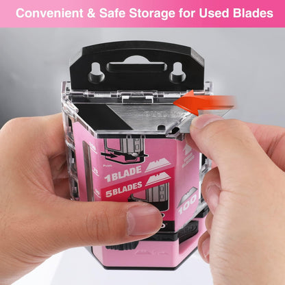 100-Pack Utility Knife Blades