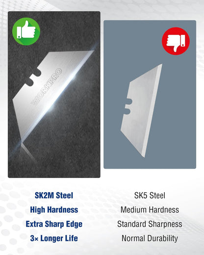 100-Pack Utility Knife Blades