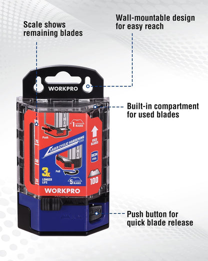 100-Pack Utility Knife Blades