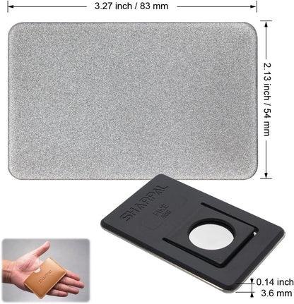 113N Credit Card-Sized Diamond Sharpening Stone, Coarse 325 Grit | Pocket Knife & Tool Sharpener, Portable and Convenient, On-the-Go Use