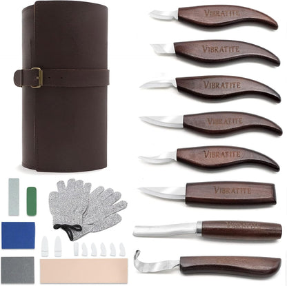 Deluxe Wood Carving Kit, Wood Carving Tools for Beginners