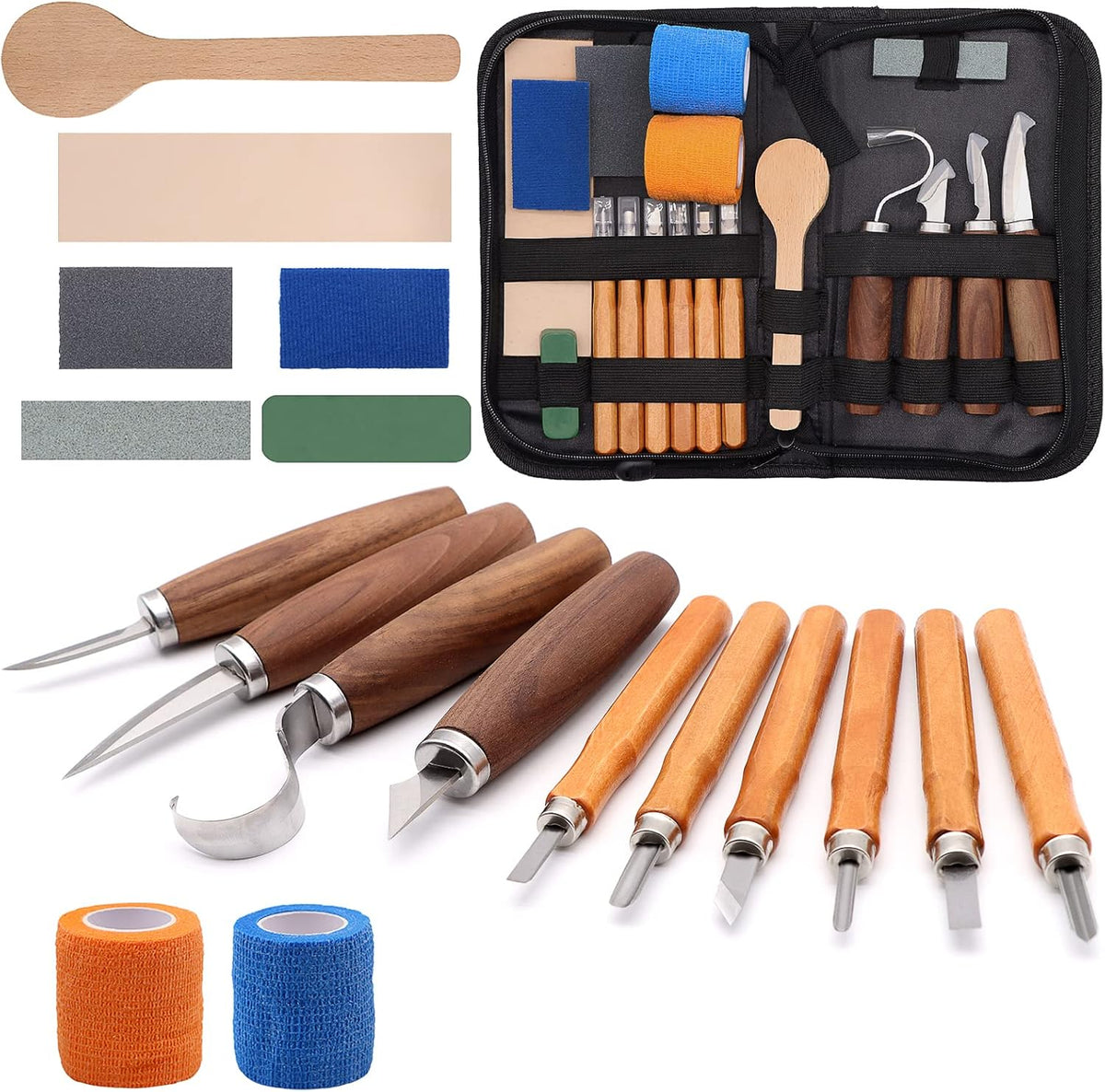 Deluxe Wood Carving Kit, Wood Carving Tools for Beginners