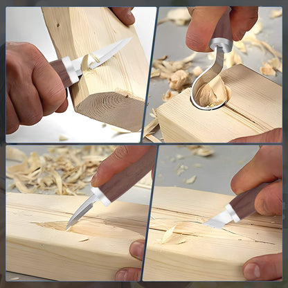 Deluxe Wood Carving Kit, Wood Carving Tools for Beginners