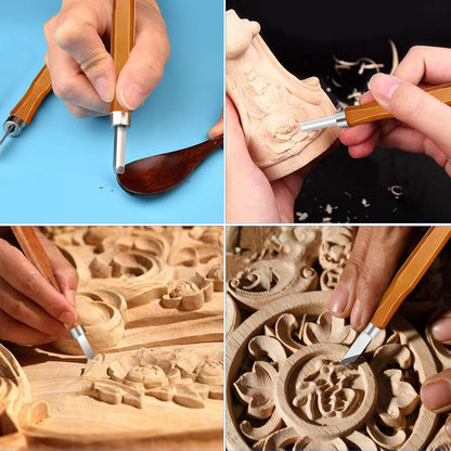 Deluxe Wood Carving Kit, Wood Carving Tools for Beginners