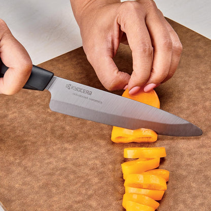 INNOVATIONblack Kitchen Chef's Santoku: All-Purpose Ceramic Blade