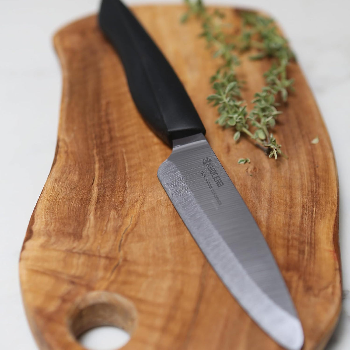 INNOVATIONblack Kitchen Chef's Santoku: All-Purpose Ceramic Blade