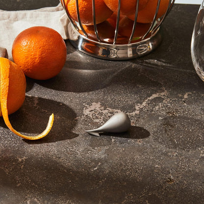 Apostrophe GCH02 - Design Orange Peeler Accessory, Stainless Steel, Matte