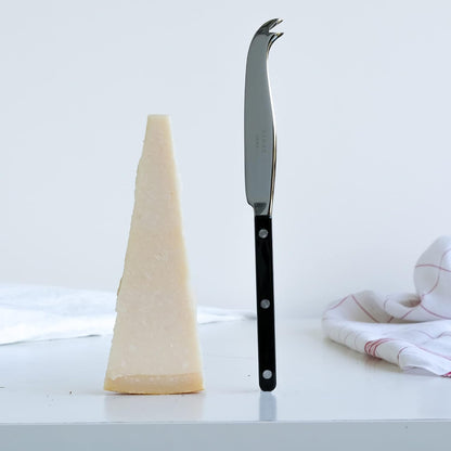 Cheese Knife 9.4 inches - Bistrot Collection - All Cheeses - Stainless Steel & Nylon - Dishwasher Safe - Navy Blue - Brilliant Finish