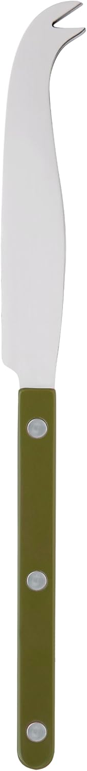 Cheese Knife 9.4 inches - Bistrot Collection - All Cheeses - Stainless Steel & Nylon - Dishwasher Safe - Navy Blue - Brilliant Finish