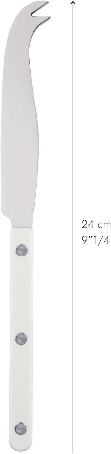 Cheese Knife 9.4 inches - Bistrot Collection - All Cheeses - Stainless Steel & Nylon - Dishwasher Safe - Navy Blue - Brilliant Finish