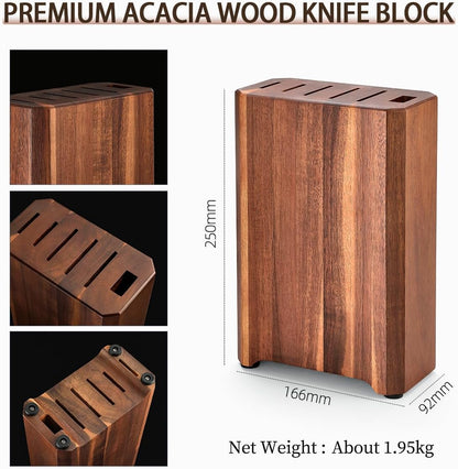5.3" Utility Knife, Clad Steel Composite Forging Steel Universal Knife, Petty Knife Paring Fruit Peeling,Japanese Style Kitchen Knife,Natural Wood Octagonal Handle