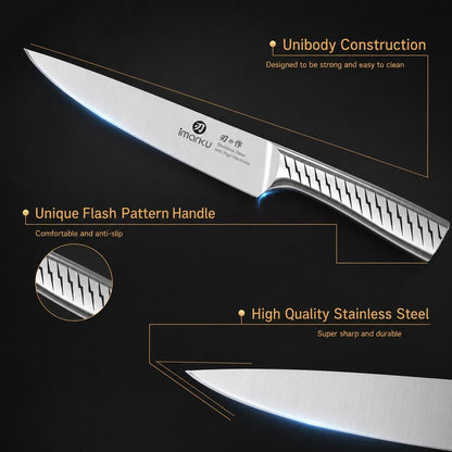 14 Pcs Knife Set with Block, Japanese High-Carbon Stainless Steel Kitchen Knife Set with Built-in Sharpener, Sharp Kitchen Knives, Dishwasher Safe, Non-Slip Handles, Gift for Men and Women