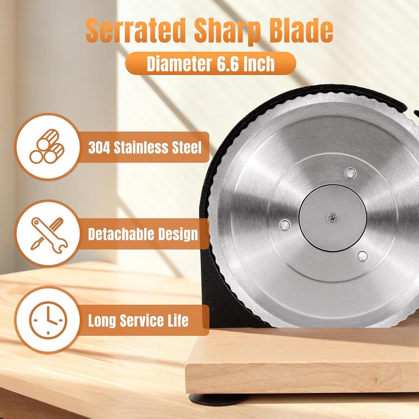 Manual Bread Slicer for Homemade Bread, Sourdough Bread Slicer With Hand Crank, Scale Line and Suction Cup, Serrated Blade, Adjustable Thickness, Evenly Slicing