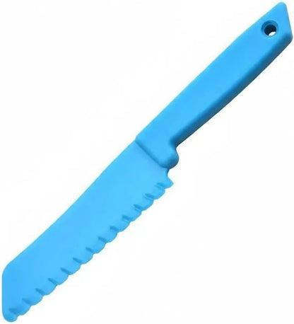 Fox Run Bakeware Safe Knife, Non-Stick Safe Knife For Cake, Brownies & More | Cake & Brownie Cutter Knife That Will Not Damage Your Bakeware | Durable Food Grade Serated Pie & Cake Knife | Baking Gadgets