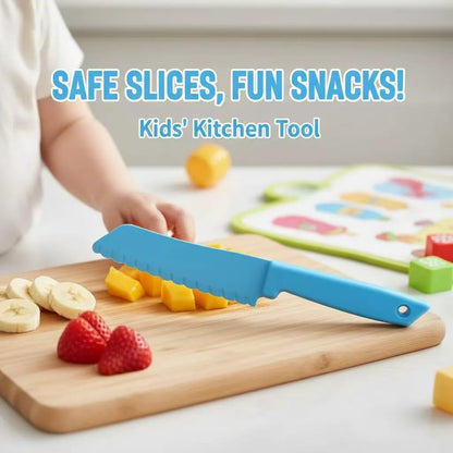 Fox Run Bakeware Safe Knife, Non-Stick Safe Knife For Cake, Brownies & More | Cake & Brownie Cutter Knife That Will Not Damage Your Bakeware | Durable Food Grade Serated Pie & Cake Knife | Baking Gadgets