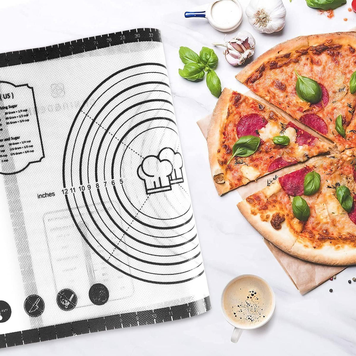26"x16" Extra Thick Silicone Baking Mat for Pastry and Bread