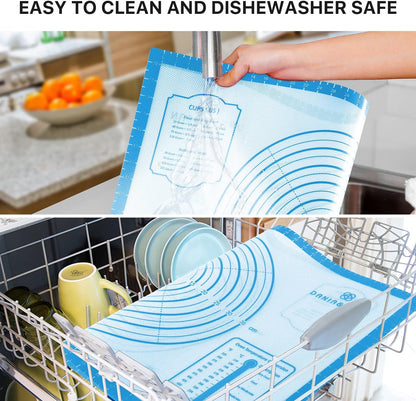 26"x16" Extra Thick Silicone Baking Mat for Pastry and Bread