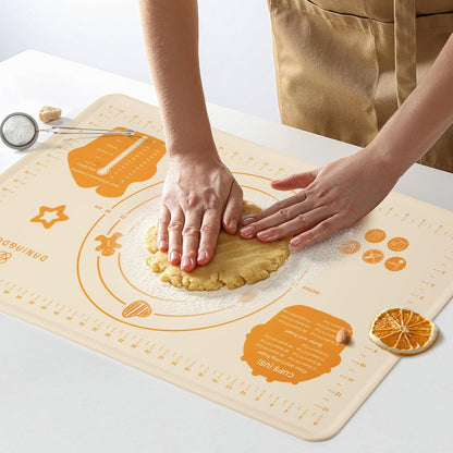 26"x16" Extra Thick Silicone Baking Mat for Pastry and Bread