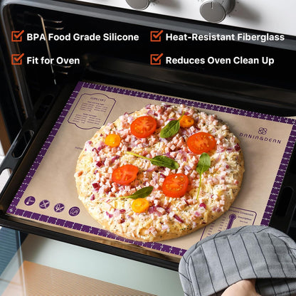 26"x16" Extra Thick Silicone Baking Mat for Pastry and Bread