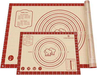 26"x16" Extra Thick Silicone Baking Mat for Pastry and Bread