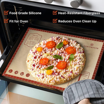 26"x16" Extra Thick Silicone Baking Mat for Pastry and Bread